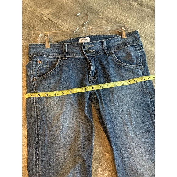 Hudson Womens Denim Jeans Sz 29 Signature Boot Cut Flap Pocket - Picture 15 of 16
